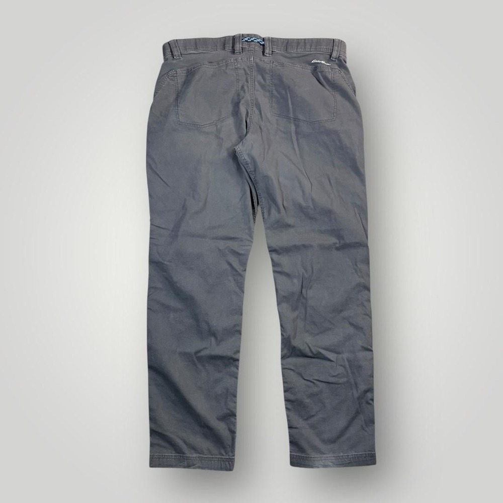 Eddie Bauer Ascent Pants Mens 38x34 Gray Stretch Outdoor Straight Leg - Picture 2 of 14